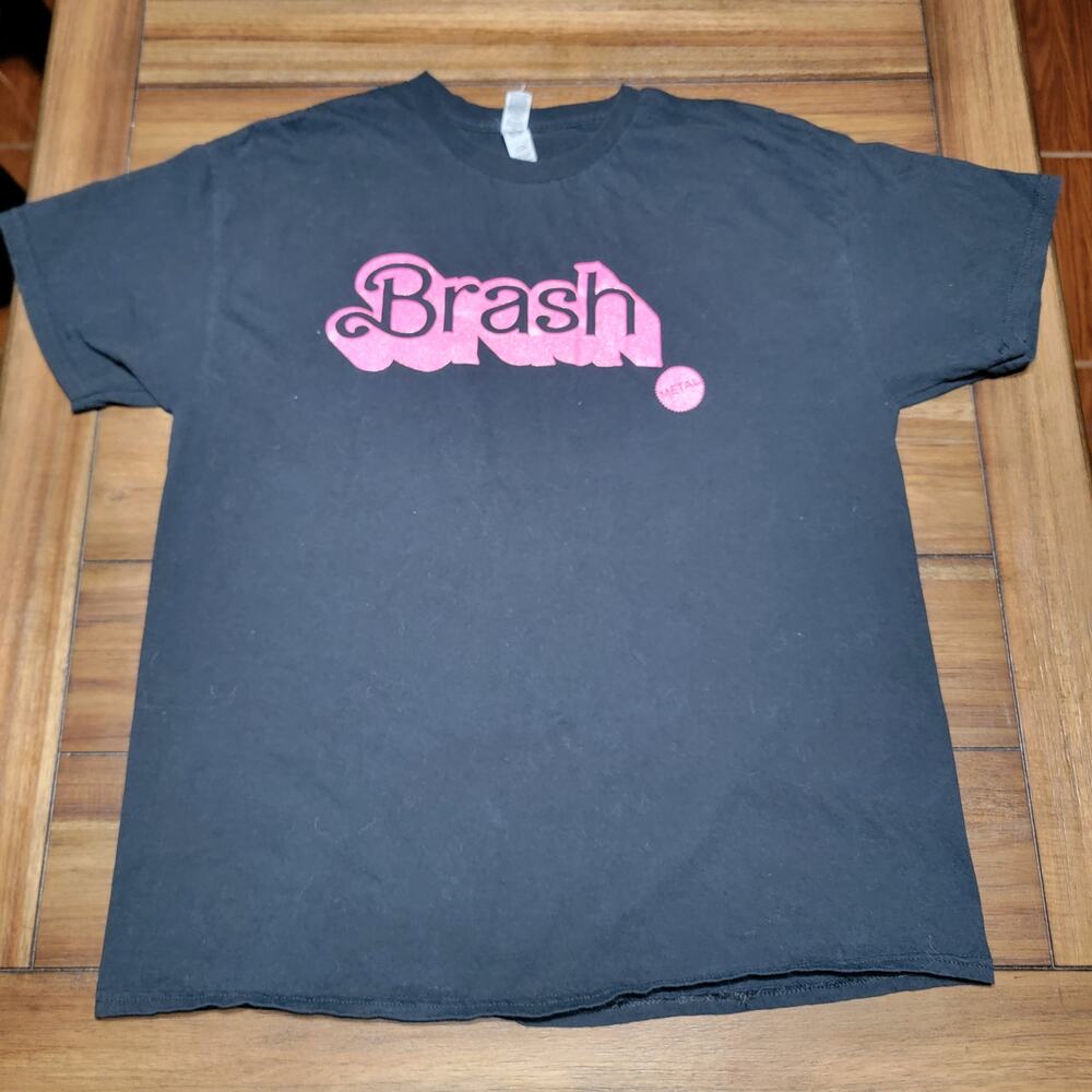 Brash Brewing Black Short Sleeve Tee "Brash Metal" - Size XL